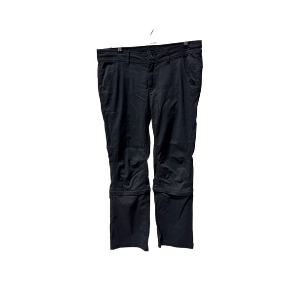 prAna Black Halle Convertible Pant W4117RG03 Size 12 - Picture 1 of 7